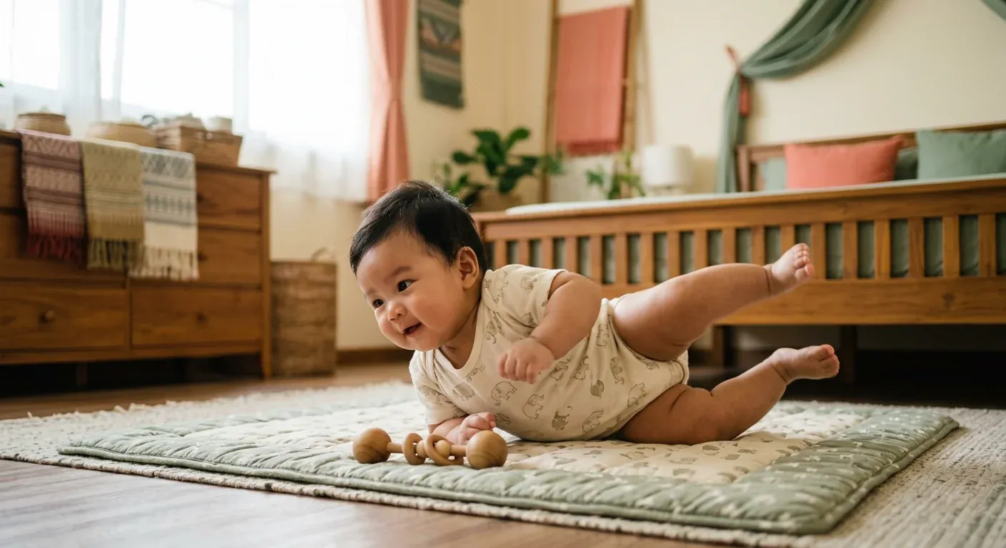 Baby at 4 Months: Rolling Over, Second Vaccines, and the Sleep Regression