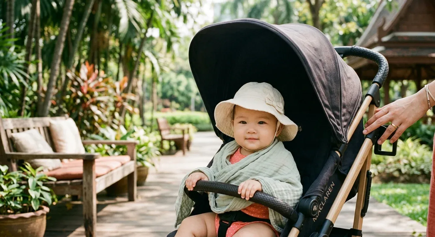 Sun Protection for Babies: Shade Before 6 Months, Sunscreen After