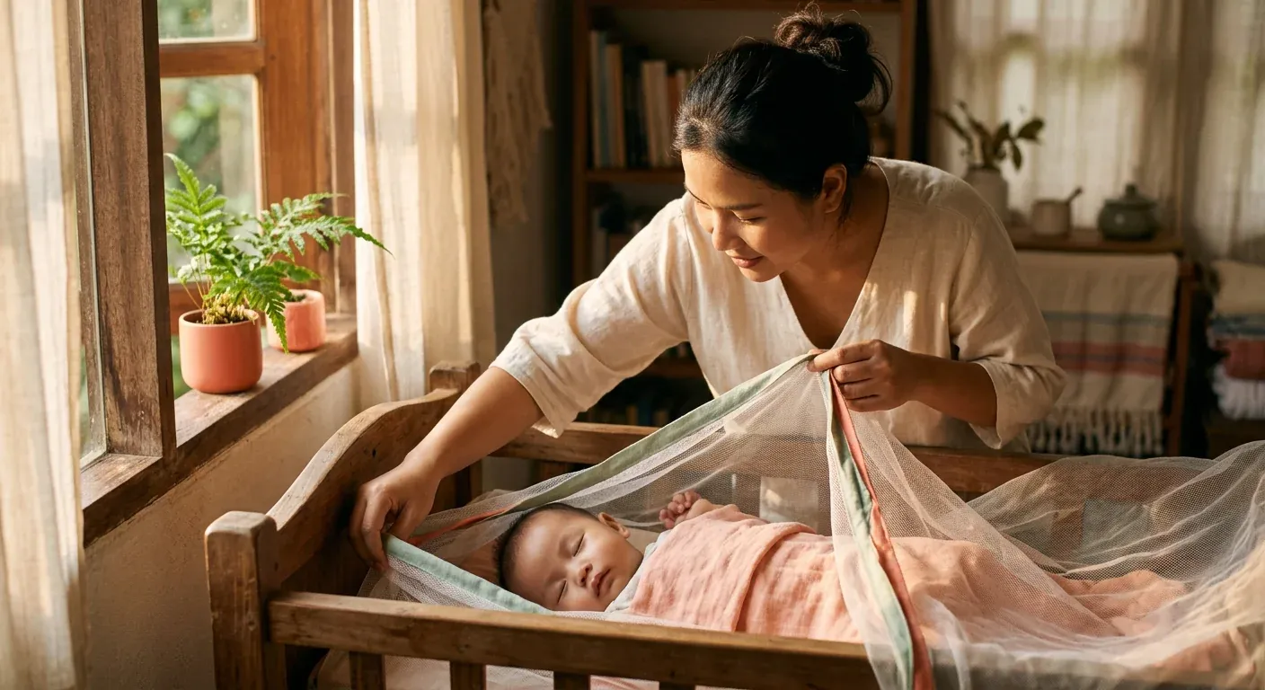 Dengue Prevention for Babies in Thailand: 5P + Layered Mosquito Defense