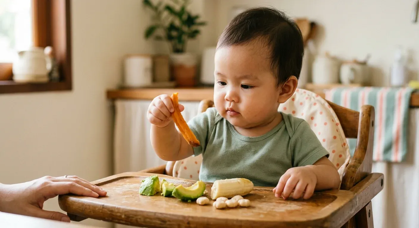 Finger Food เด็ก: เนื้อสัมผัสที่ปลอดภัย อาหารเสี่ยงสำลัก และอาหารแรกที่แนะนำ