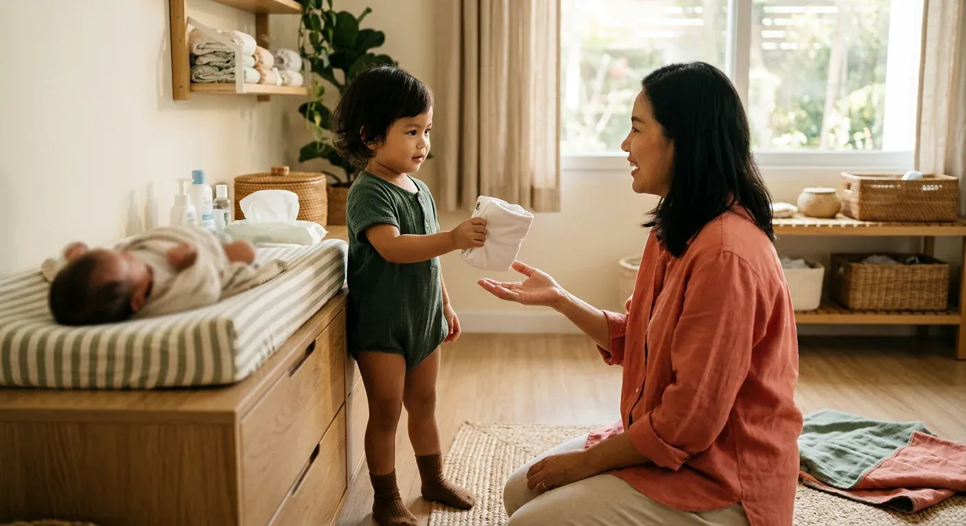 เตรียมพี่รับน้อง: คู่มือปฏิบัติสำหรับลูกวัย 1–3 ขวบ