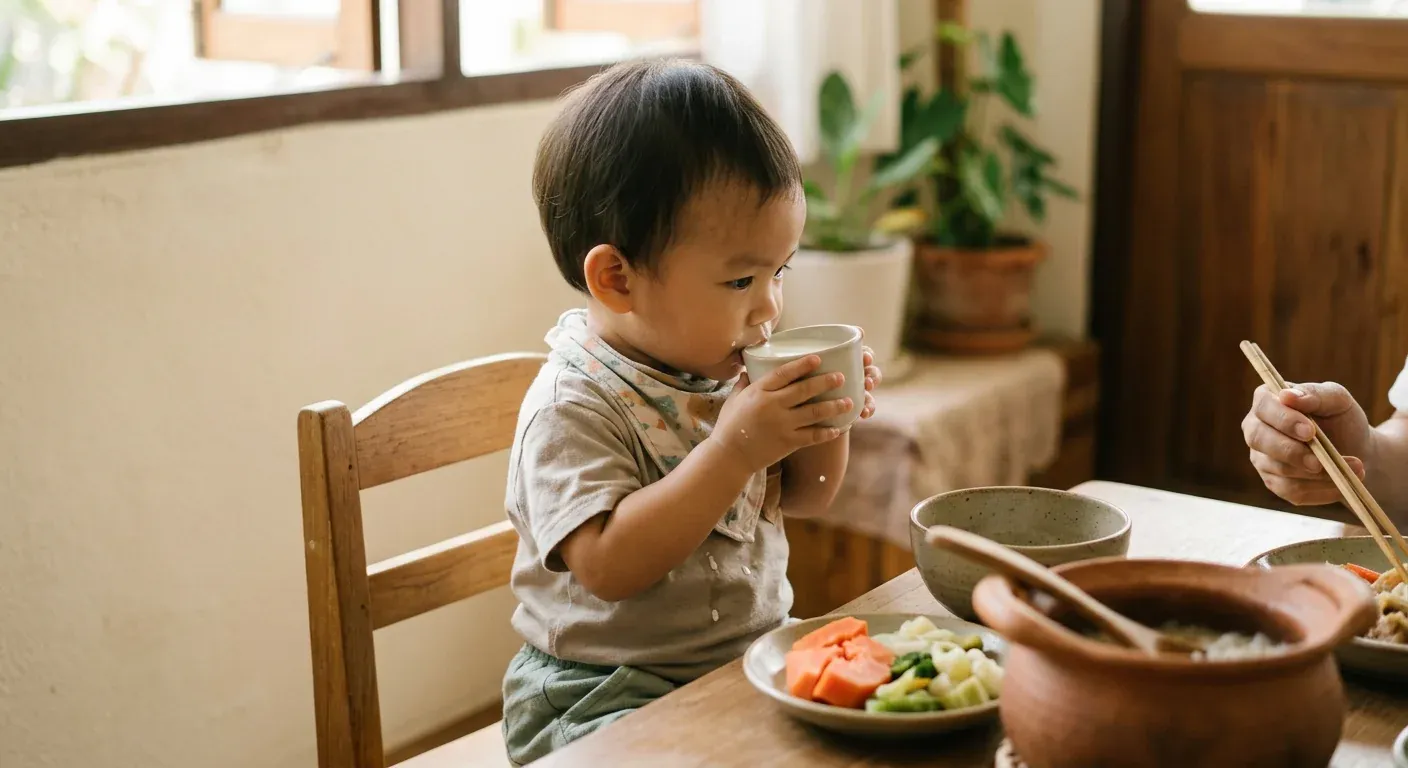 เปลี่ยนนมวัวเด็ก 1 ปี: เมื่อไหร่ อย่างไร และนมสูตรต่อเนื่องจำเป็นจริงหรือ?